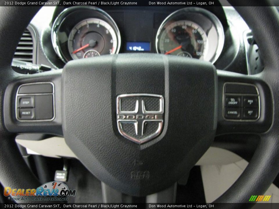 2012 Dodge Grand Caravan SXT Dark Charcoal Pearl / Black/Light Graystone Photo #17