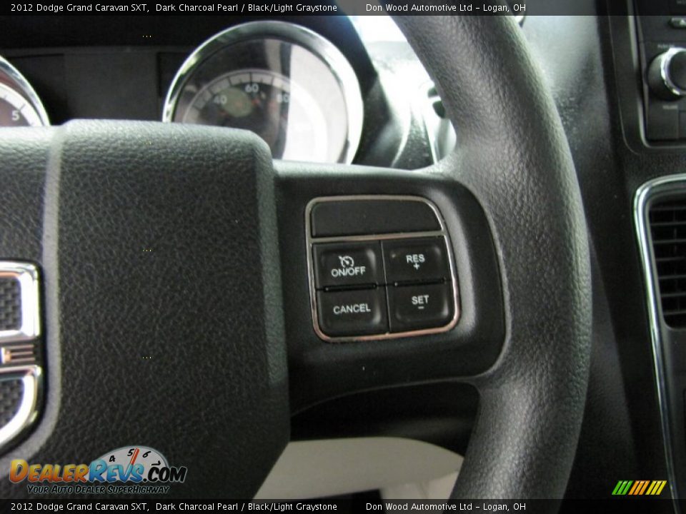2012 Dodge Grand Caravan SXT Dark Charcoal Pearl / Black/Light Graystone Photo #19