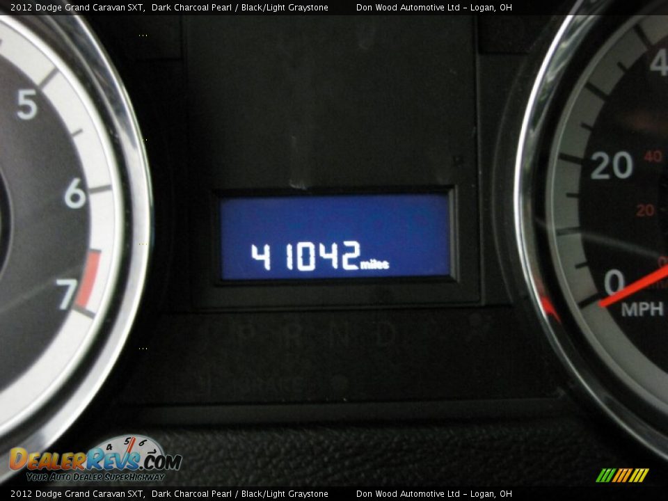 2012 Dodge Grand Caravan SXT Dark Charcoal Pearl / Black/Light Graystone Photo #21