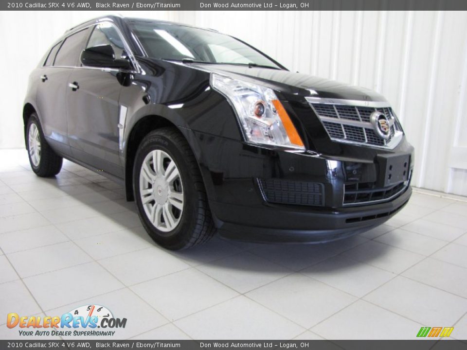 2010 Cadillac SRX 4 V6 AWD Black Raven / Ebony/Titanium Photo #1
