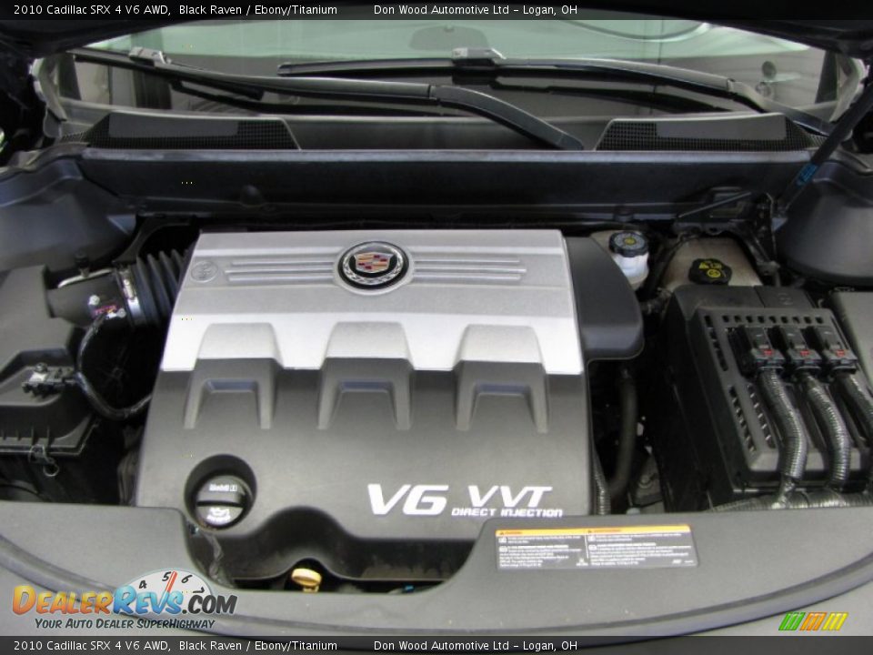 2010 Cadillac SRX 4 V6 AWD Black Raven / Ebony/Titanium Photo #4