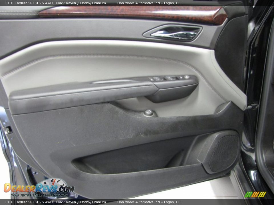 2010 Cadillac SRX 4 V6 AWD Black Raven / Ebony/Titanium Photo #10