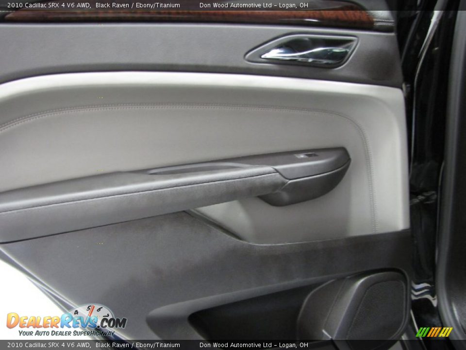 2010 Cadillac SRX 4 V6 AWD Black Raven / Ebony/Titanium Photo #12