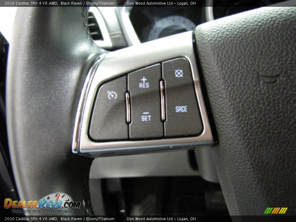 2010 Cadillac SRX 4 V6 AWD Black Raven / Ebony/Titanium Photo #16