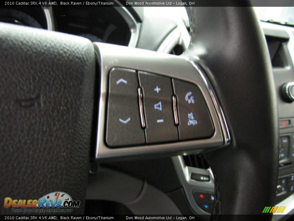 2010 Cadillac SRX 4 V6 AWD Black Raven / Ebony/Titanium Photo #17