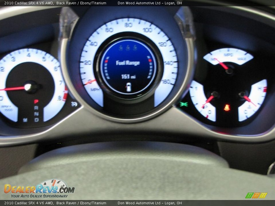 2010 Cadillac SRX 4 V6 AWD Black Raven / Ebony/Titanium Photo #18