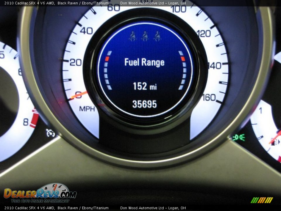 2010 Cadillac SRX 4 V6 AWD Black Raven / Ebony/Titanium Photo #19
