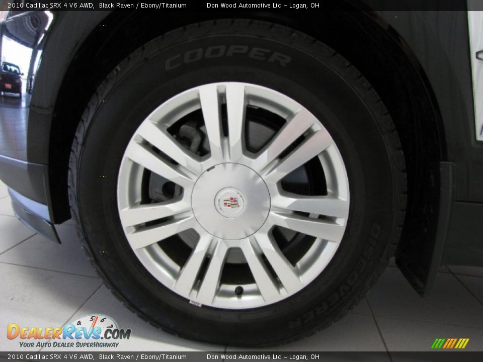 2010 Cadillac SRX 4 V6 AWD Black Raven / Ebony/Titanium Photo #23