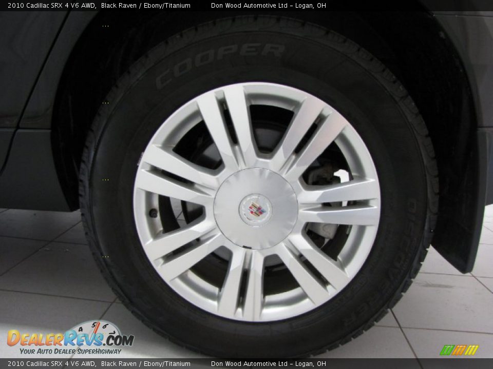 2010 Cadillac SRX 4 V6 AWD Black Raven / Ebony/Titanium Photo #24