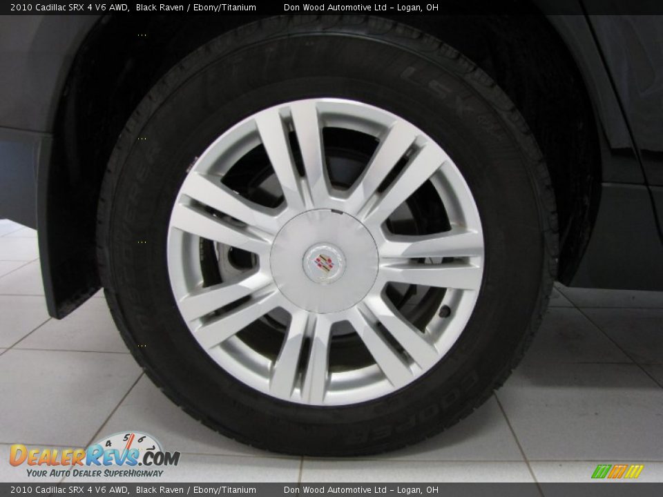 2010 Cadillac SRX 4 V6 AWD Black Raven / Ebony/Titanium Photo #25