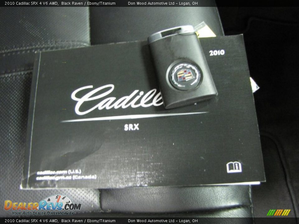 2010 Cadillac SRX 4 V6 AWD Black Raven / Ebony/Titanium Photo #26