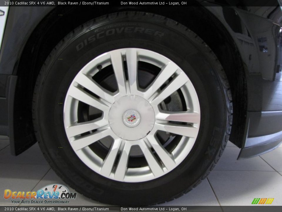2010 Cadillac SRX 4 V6 AWD Black Raven / Ebony/Titanium Photo #27