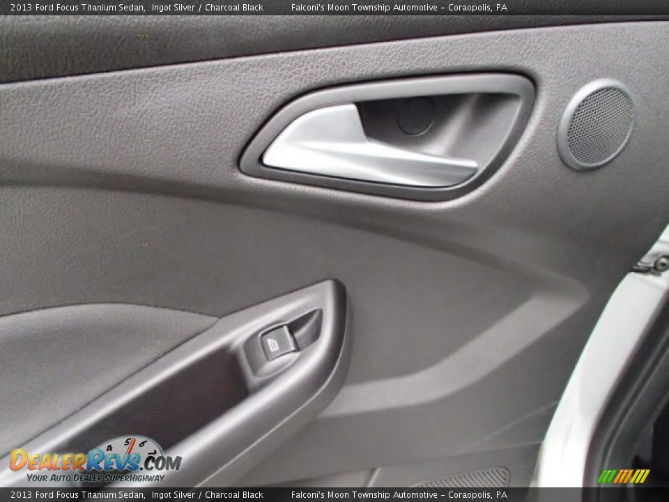 2013 Ford Focus Titanium Sedan Ingot Silver / Charcoal Black Photo #15