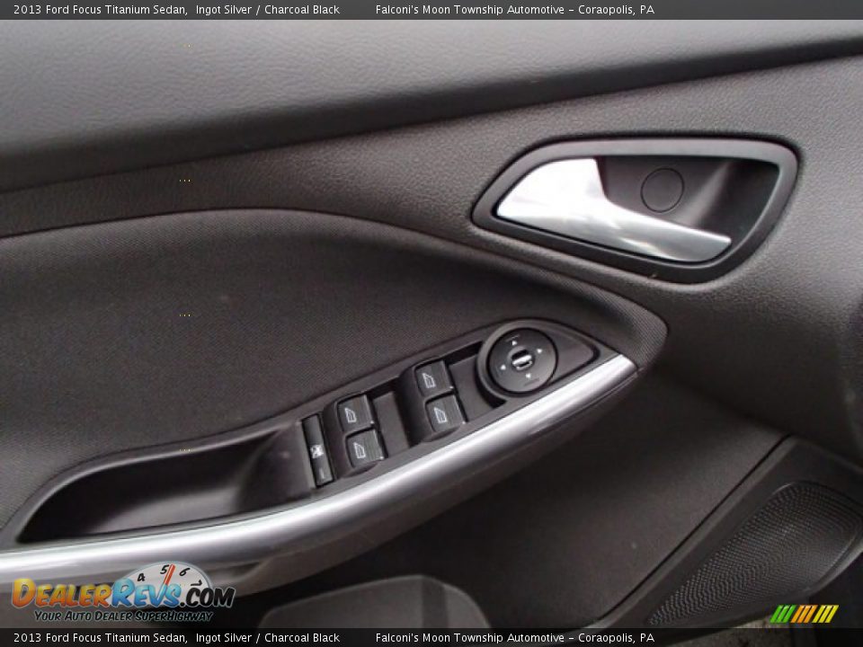 2013 Ford Focus Titanium Sedan Ingot Silver / Charcoal Black Photo #16