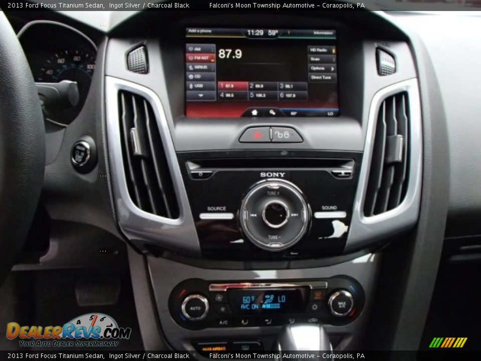 2013 Ford Focus Titanium Sedan Ingot Silver / Charcoal Black Photo #18