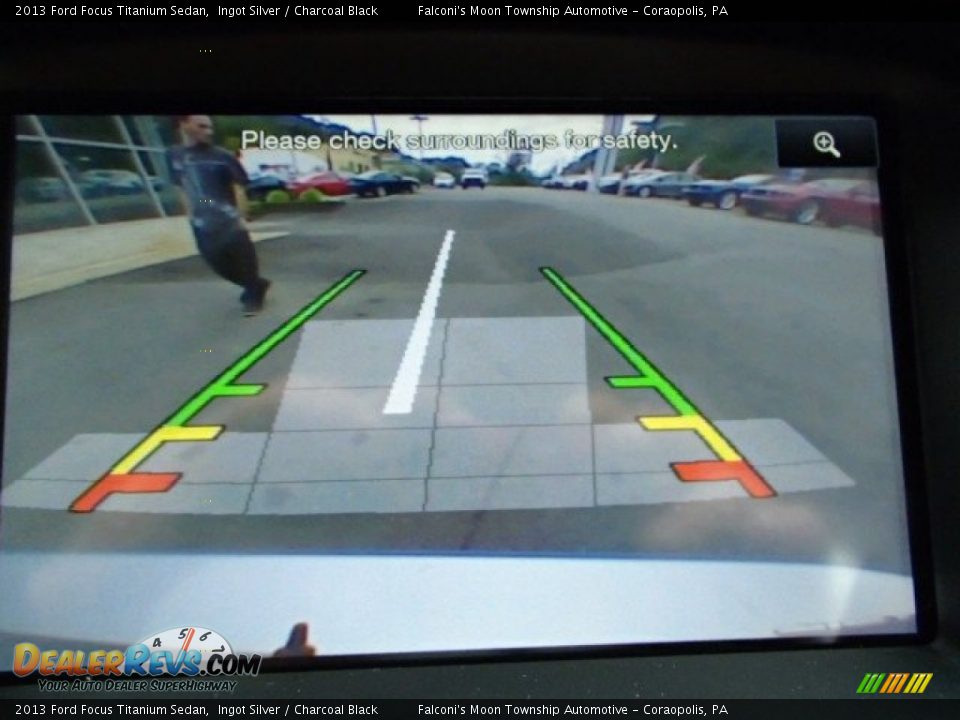 2013 Ford Focus Titanium Sedan Ingot Silver / Charcoal Black Photo #19