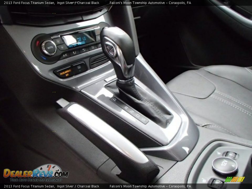 2013 Ford Focus Titanium Sedan Ingot Silver / Charcoal Black Photo #20