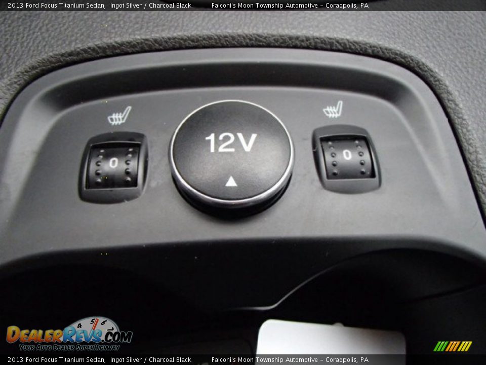 2013 Ford Focus Titanium Sedan Ingot Silver / Charcoal Black Photo #21