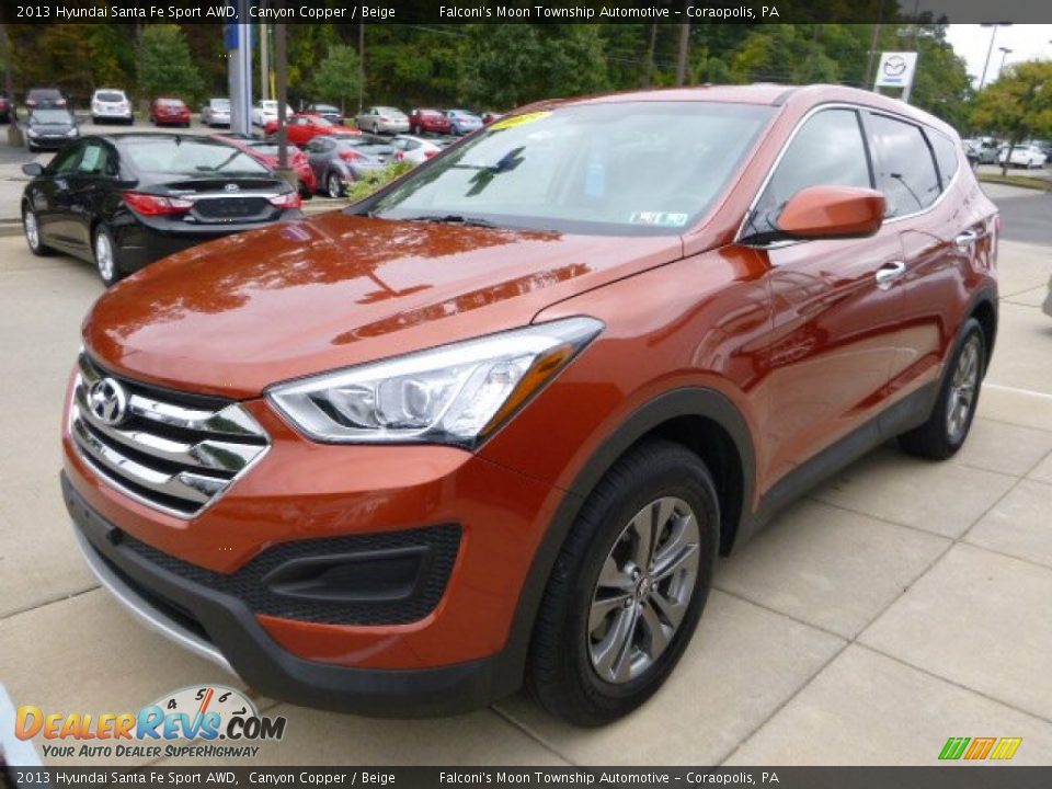 Front 3/4 View of 2013 Hyundai Santa Fe Sport AWD Photo #6