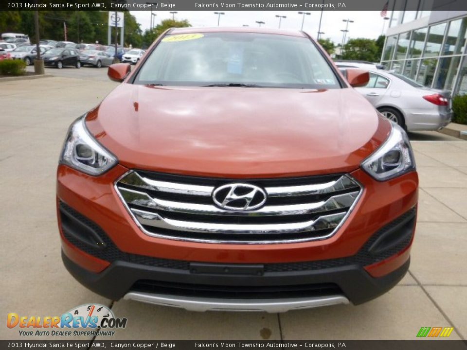 2013 Hyundai Santa Fe Sport AWD Canyon Copper / Beige Photo #7