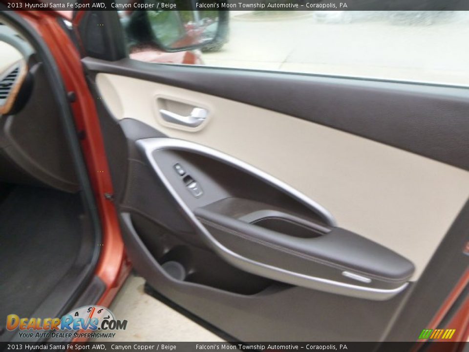 2013 Hyundai Santa Fe Sport AWD Canyon Copper / Beige Photo #12