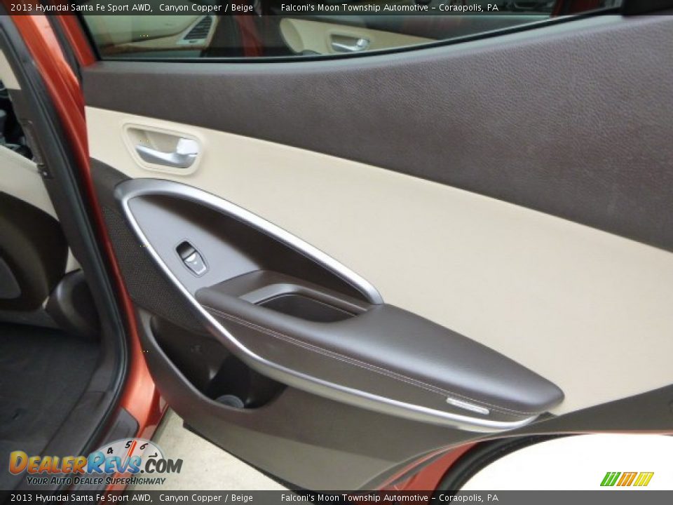 2013 Hyundai Santa Fe Sport AWD Canyon Copper / Beige Photo #14
