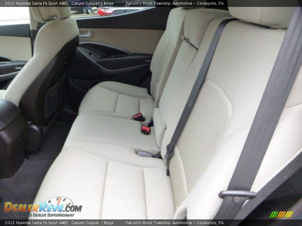 2013 Hyundai Santa Fe Sport AWD Canyon Copper / Beige Photo #16