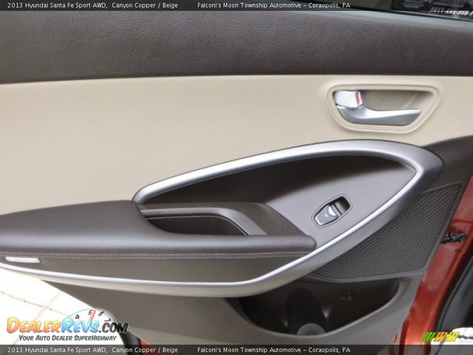2013 Hyundai Santa Fe Sport AWD Canyon Copper / Beige Photo #18