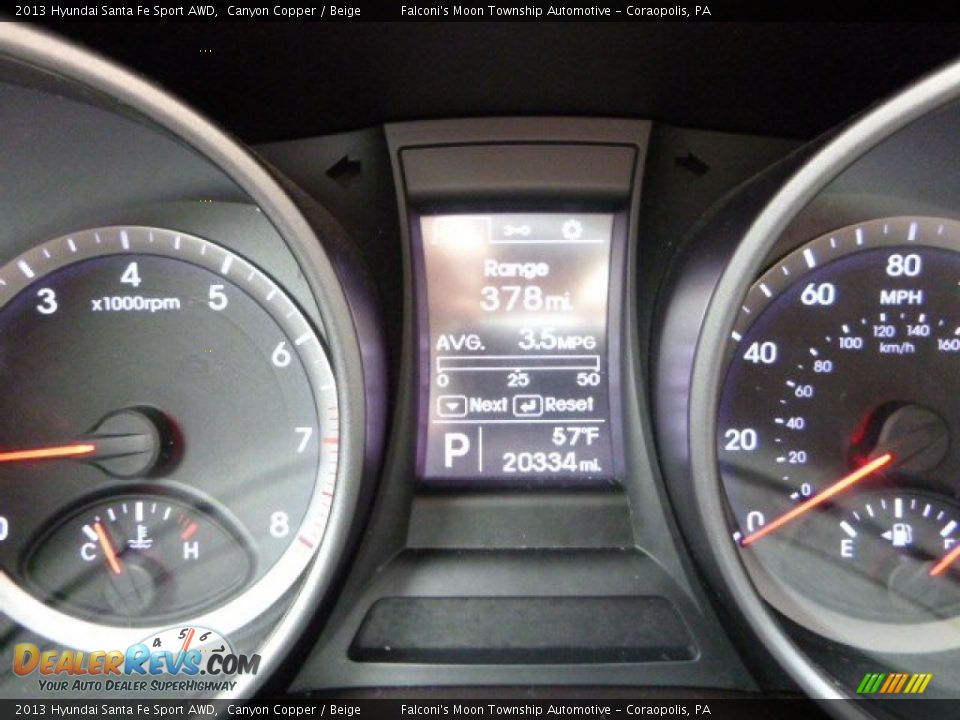 2013 Hyundai Santa Fe Sport AWD Canyon Copper / Beige Photo #24
