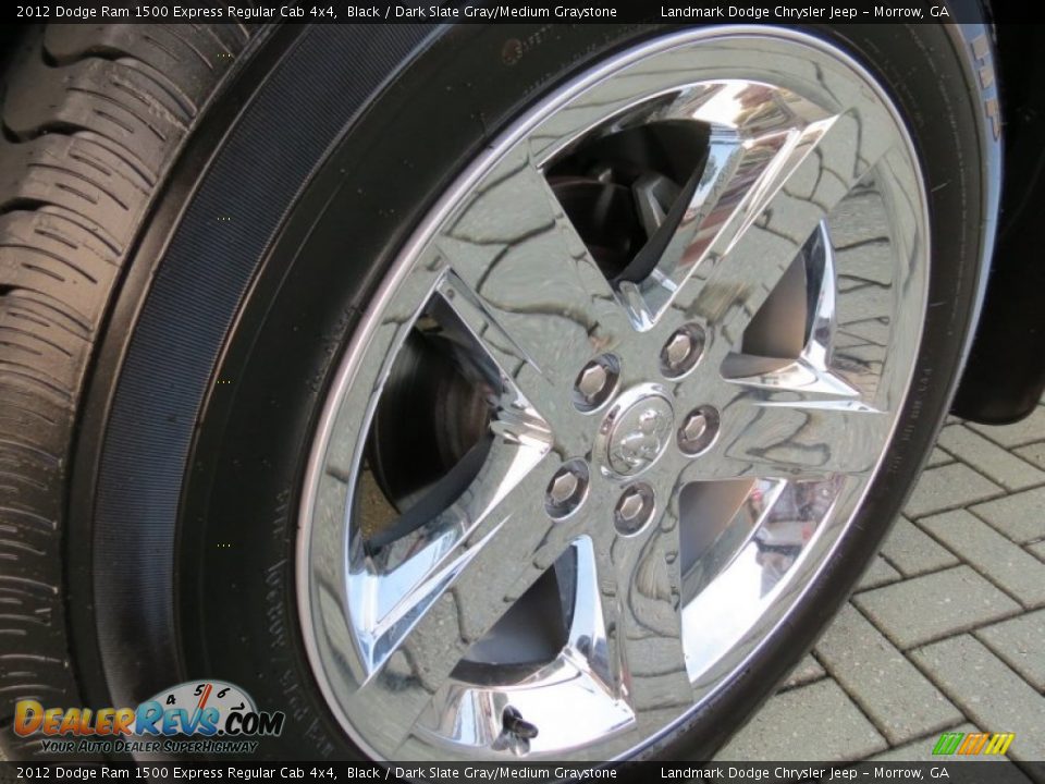 2012 Dodge Ram 1500 Express Regular Cab 4x4 Black / Dark Slate Gray/Medium Graystone Photo #9