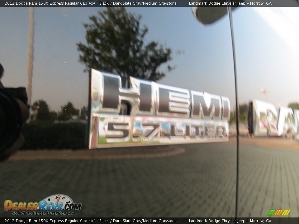 2012 Dodge Ram 1500 Express Regular Cab 4x4 Black / Dark Slate Gray/Medium Graystone Photo #10