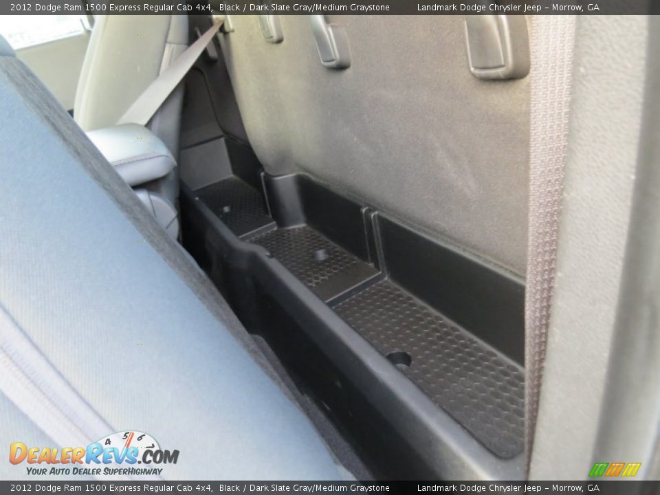 2012 Dodge Ram 1500 Express Regular Cab 4x4 Black / Dark Slate Gray/Medium Graystone Photo #12