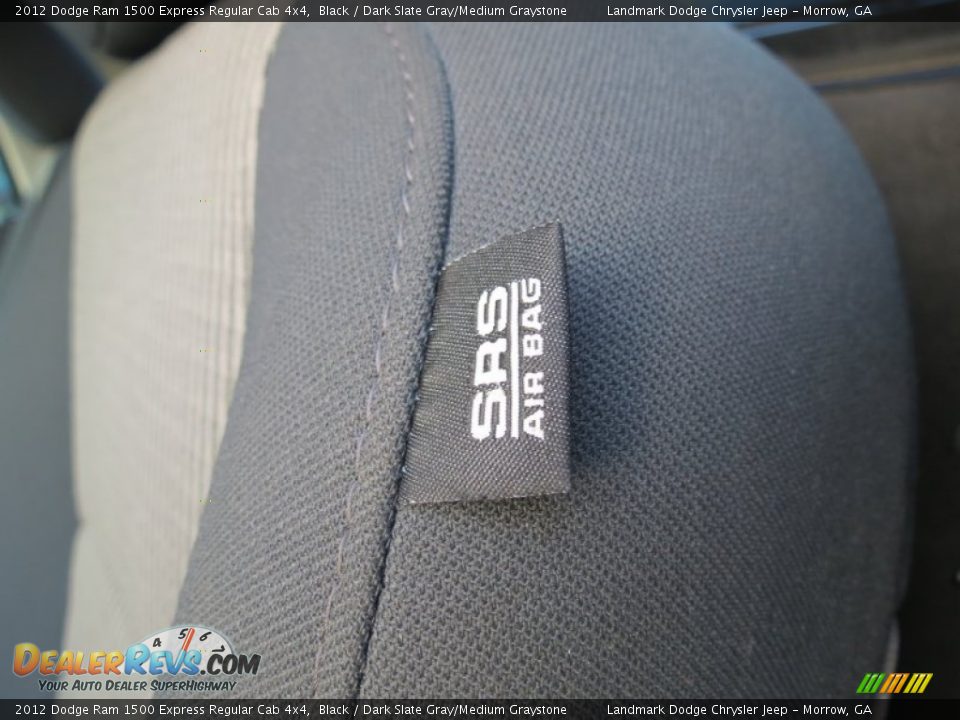 2012 Dodge Ram 1500 Express Regular Cab 4x4 Black / Dark Slate Gray/Medium Graystone Photo #13
