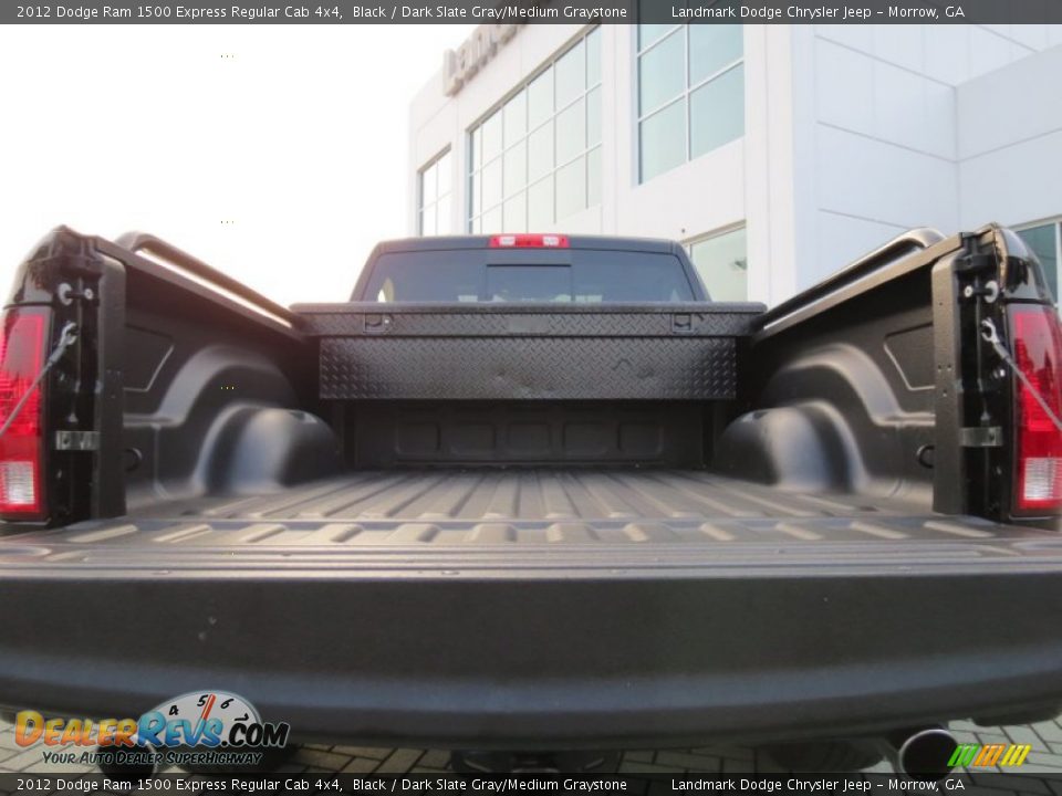 2012 Dodge Ram 1500 Express Regular Cab 4x4 Black / Dark Slate Gray/Medium Graystone Photo #17