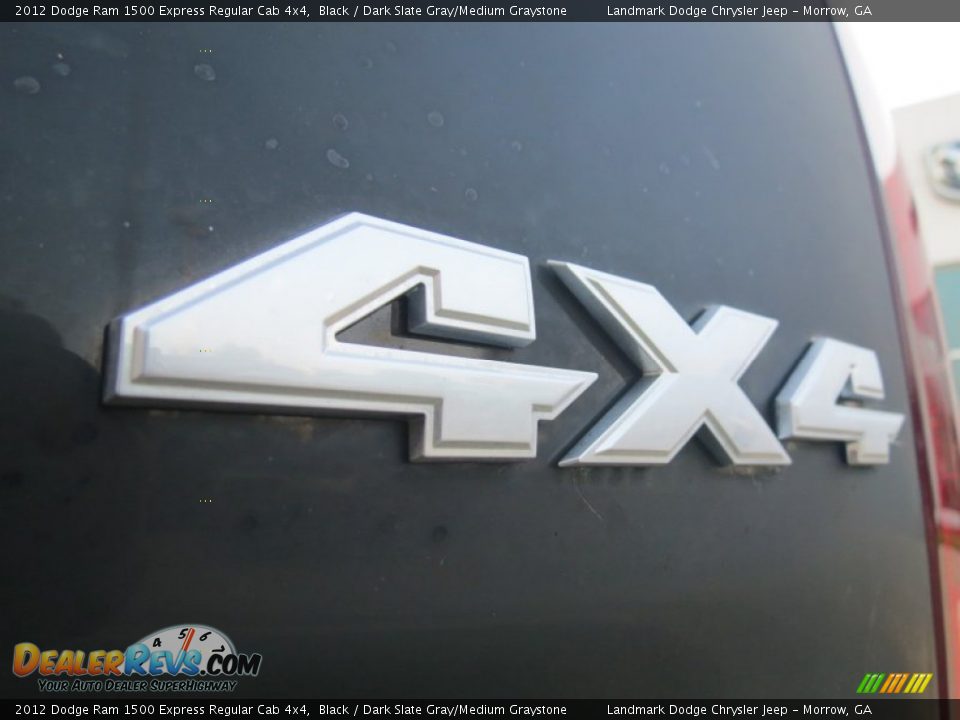 2012 Dodge Ram 1500 Express Regular Cab 4x4 Black / Dark Slate Gray/Medium Graystone Photo #18