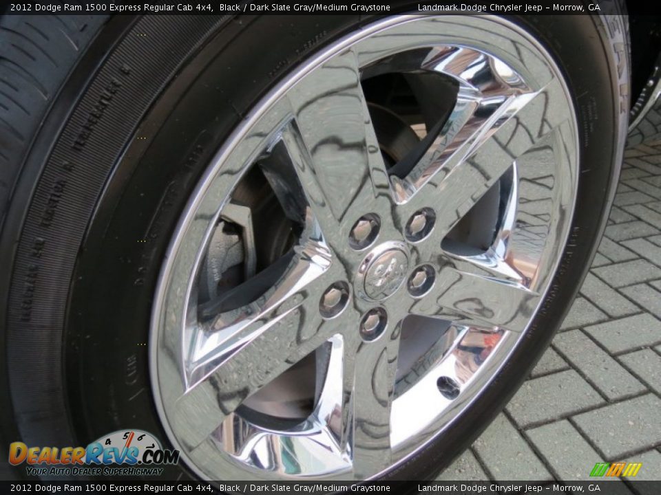 2012 Dodge Ram 1500 Express Regular Cab 4x4 Black / Dark Slate Gray/Medium Graystone Photo #19