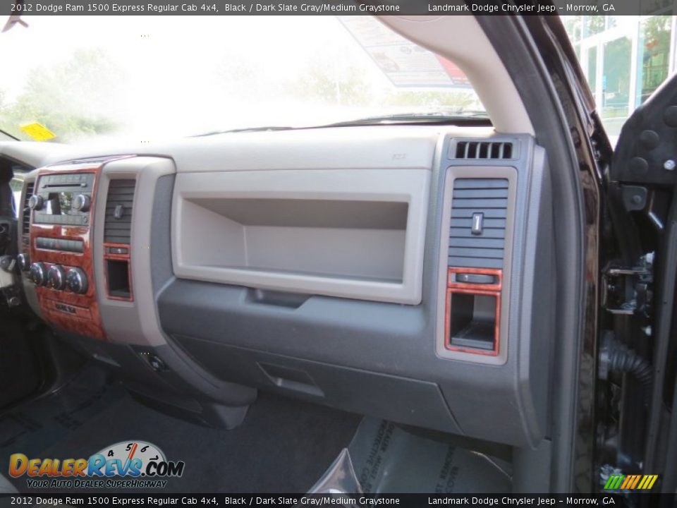 2012 Dodge Ram 1500 Express Regular Cab 4x4 Black / Dark Slate Gray/Medium Graystone Photo #21