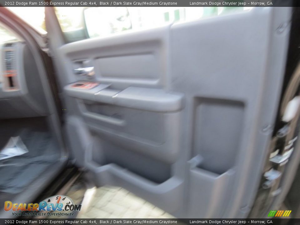 2012 Dodge Ram 1500 Express Regular Cab 4x4 Black / Dark Slate Gray/Medium Graystone Photo #22