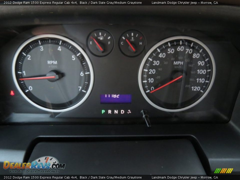 2012 Dodge Ram 1500 Express Regular Cab 4x4 Black / Dark Slate Gray/Medium Graystone Photo #25