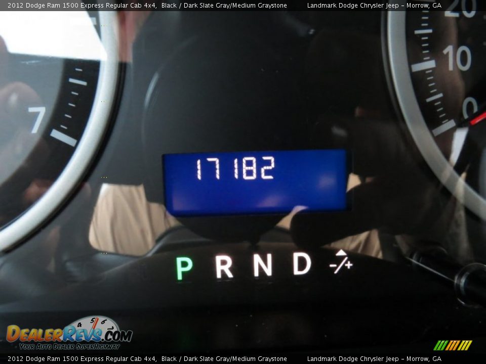 2012 Dodge Ram 1500 Express Regular Cab 4x4 Black / Dark Slate Gray/Medium Graystone Photo #26