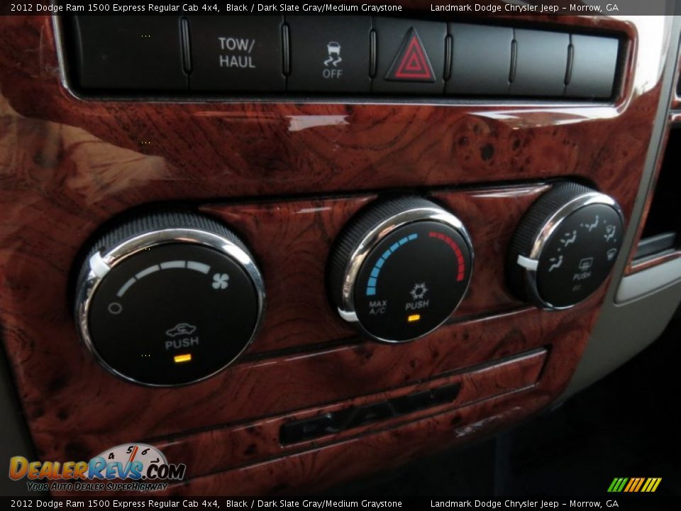 2012 Dodge Ram 1500 Express Regular Cab 4x4 Black / Dark Slate Gray/Medium Graystone Photo #29