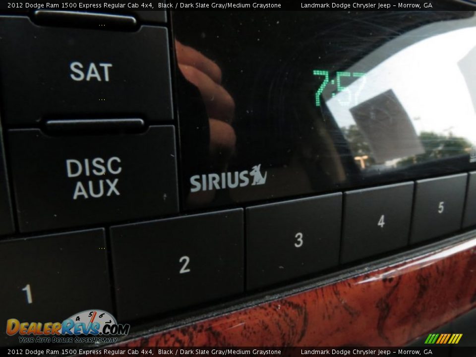 2012 Dodge Ram 1500 Express Regular Cab 4x4 Black / Dark Slate Gray/Medium Graystone Photo #30