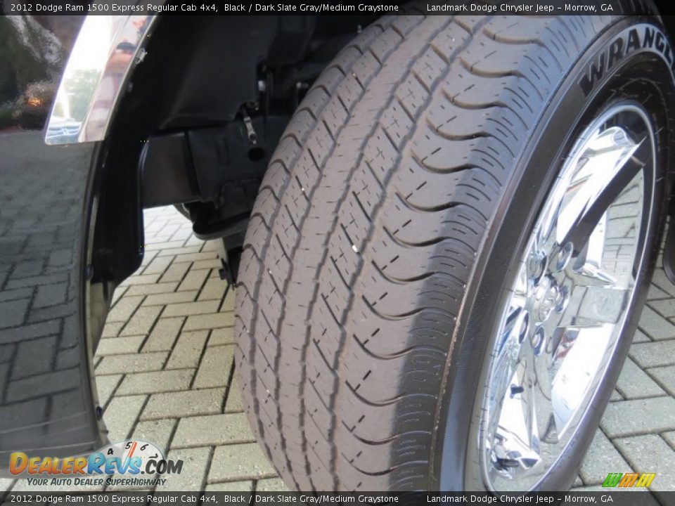 2012 Dodge Ram 1500 Express Regular Cab 4x4 Black / Dark Slate Gray/Medium Graystone Photo #32