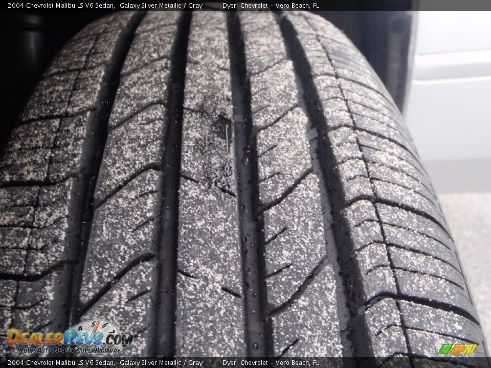 2004 Chevrolet Malibu LS V6 Sedan Galaxy Silver Metallic / Gray Photo #8