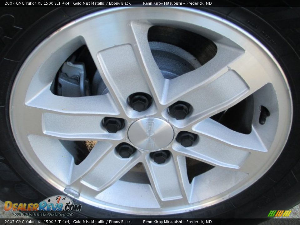 2007 GMC Yukon XL 1500 SLT 4x4 Gold Mist Metallic / Ebony Black Photo #34