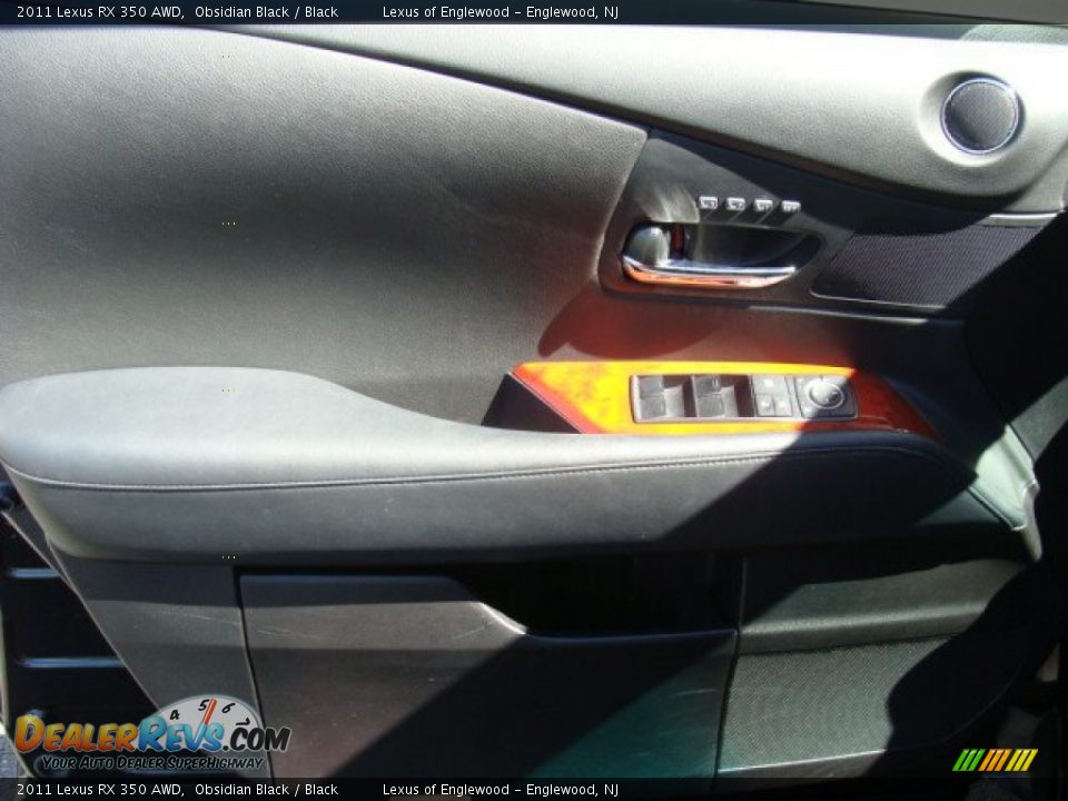 2011 Lexus RX 350 AWD Obsidian Black / Black Photo #7
