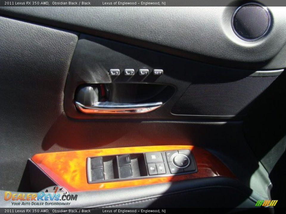 2011 Lexus RX 350 AWD Obsidian Black / Black Photo #8