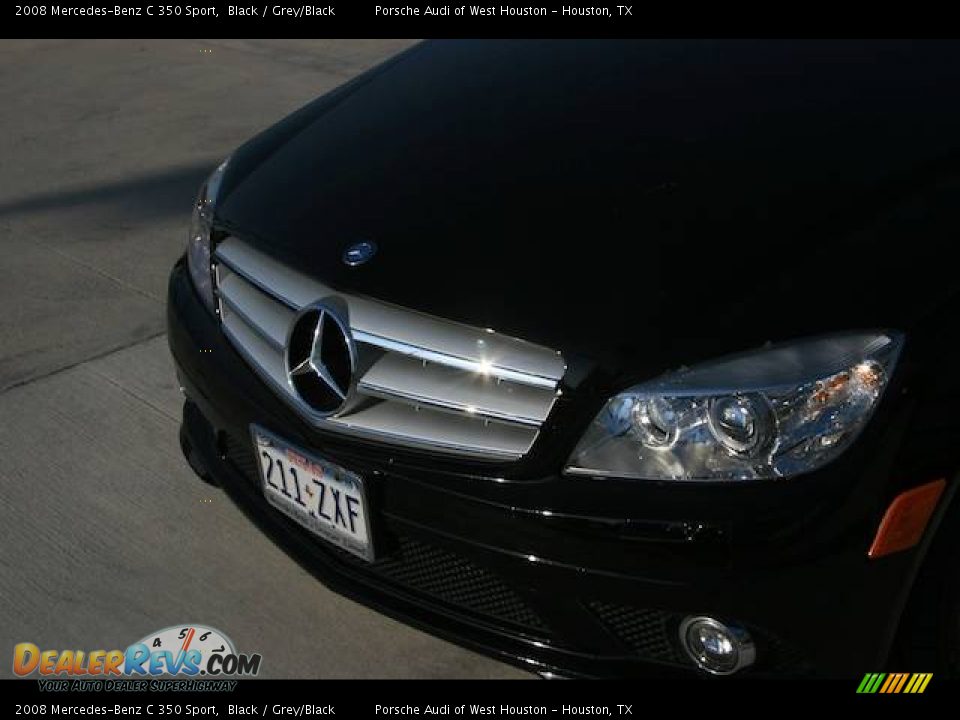 2008 Mercedes-Benz C 350 Sport Black / Grey/Black Photo #15