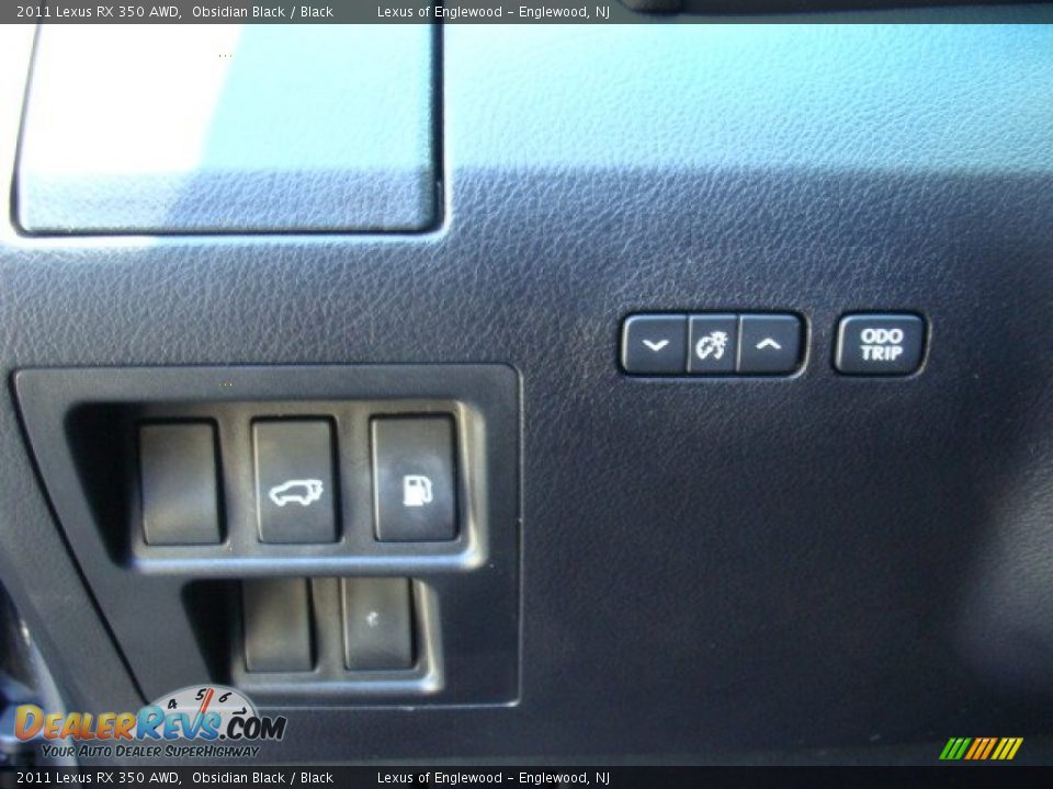 2011 Lexus RX 350 AWD Obsidian Black / Black Photo #12