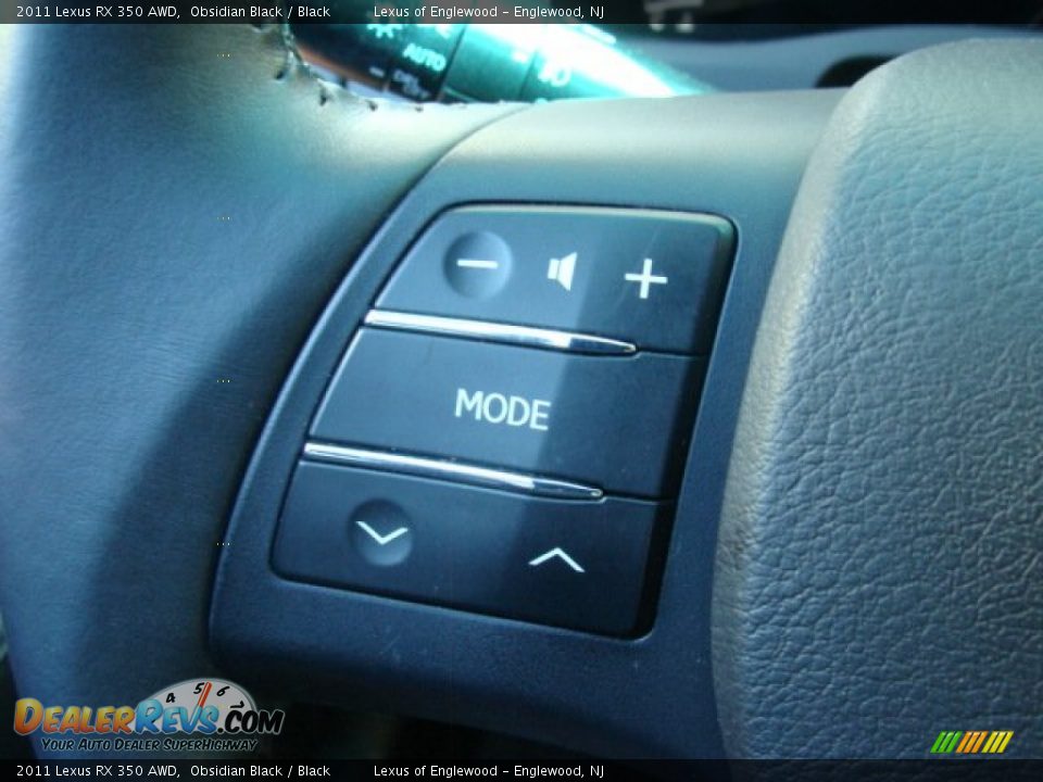 2011 Lexus RX 350 AWD Obsidian Black / Black Photo #14